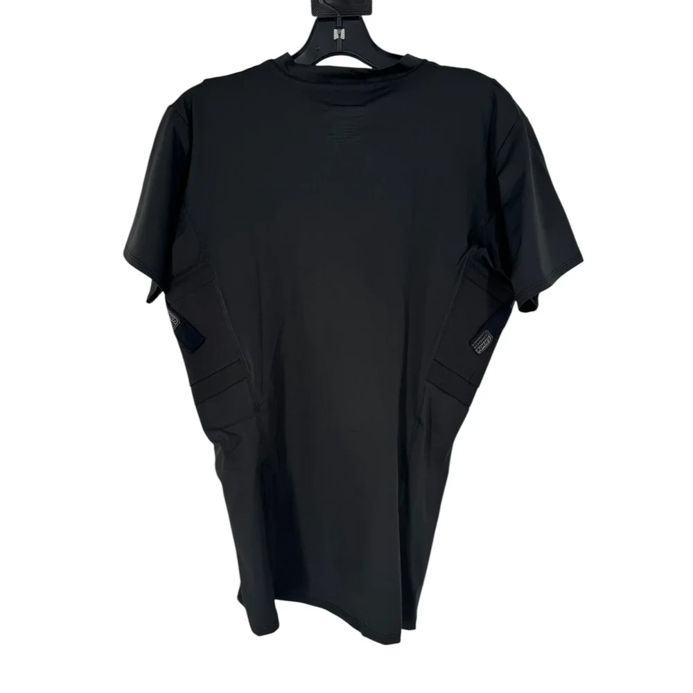 UnderTech UnderCover Men's Black Undercover Concealment V-Neck Shirt Size Large